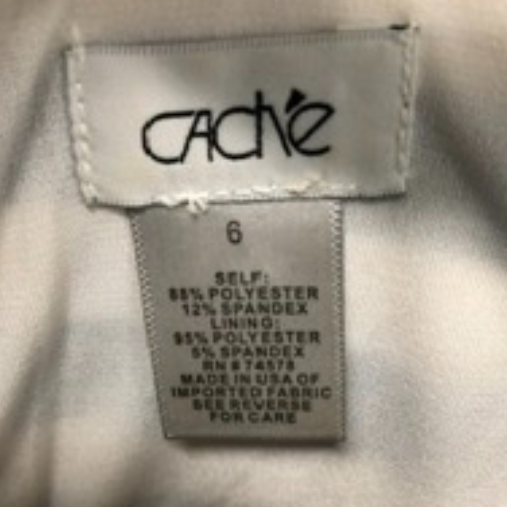 Cache Bodycon Stripy Floral Dress, Size 6 - image 6